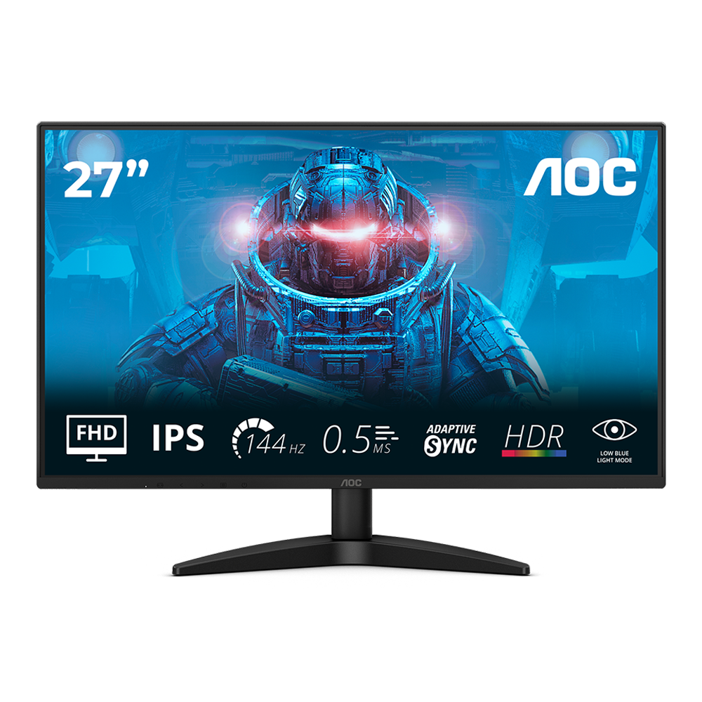 27” AOC 27B36X 4-Sided Frameless Gaming LED Monitor