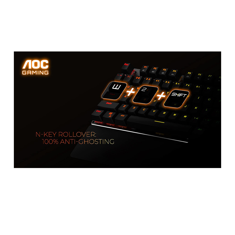 AOC GK500 Mechanical Gaming Keyboard - Image 2