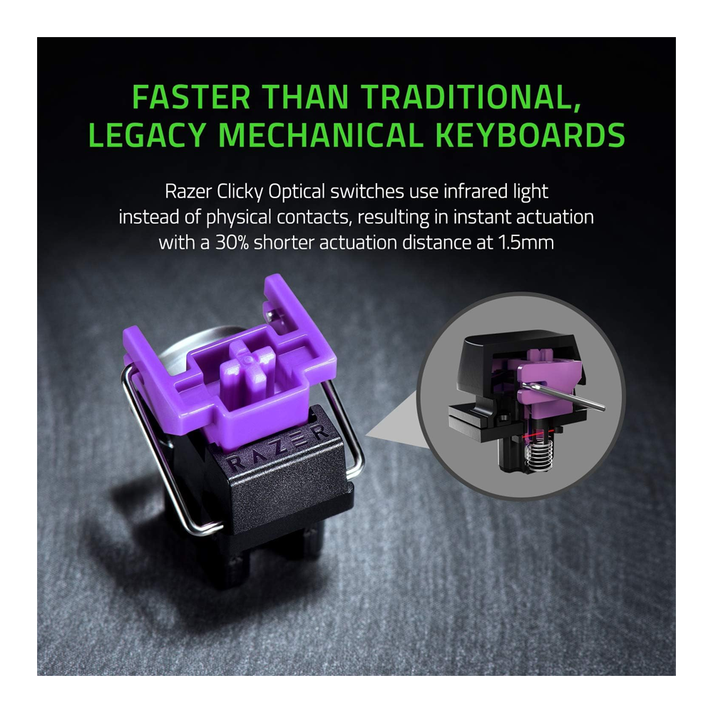 Razer Huntsman Mini 60% Mercury White Gaming Keyboard - Image 2