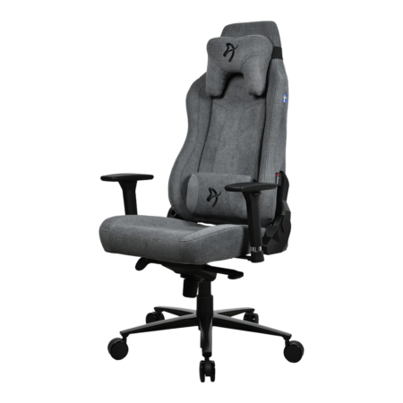 Arozzi Vernazza Soft Fabric Gaming Chair (Ash Gray)