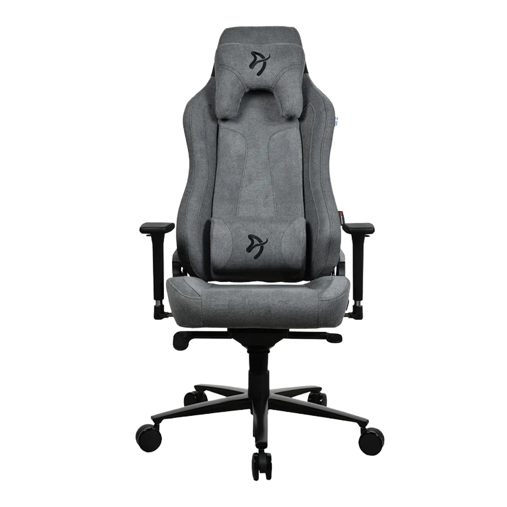 Arozzi Vernazza Soft Fabric Gaming Chair (Ash Gray) - Image 4