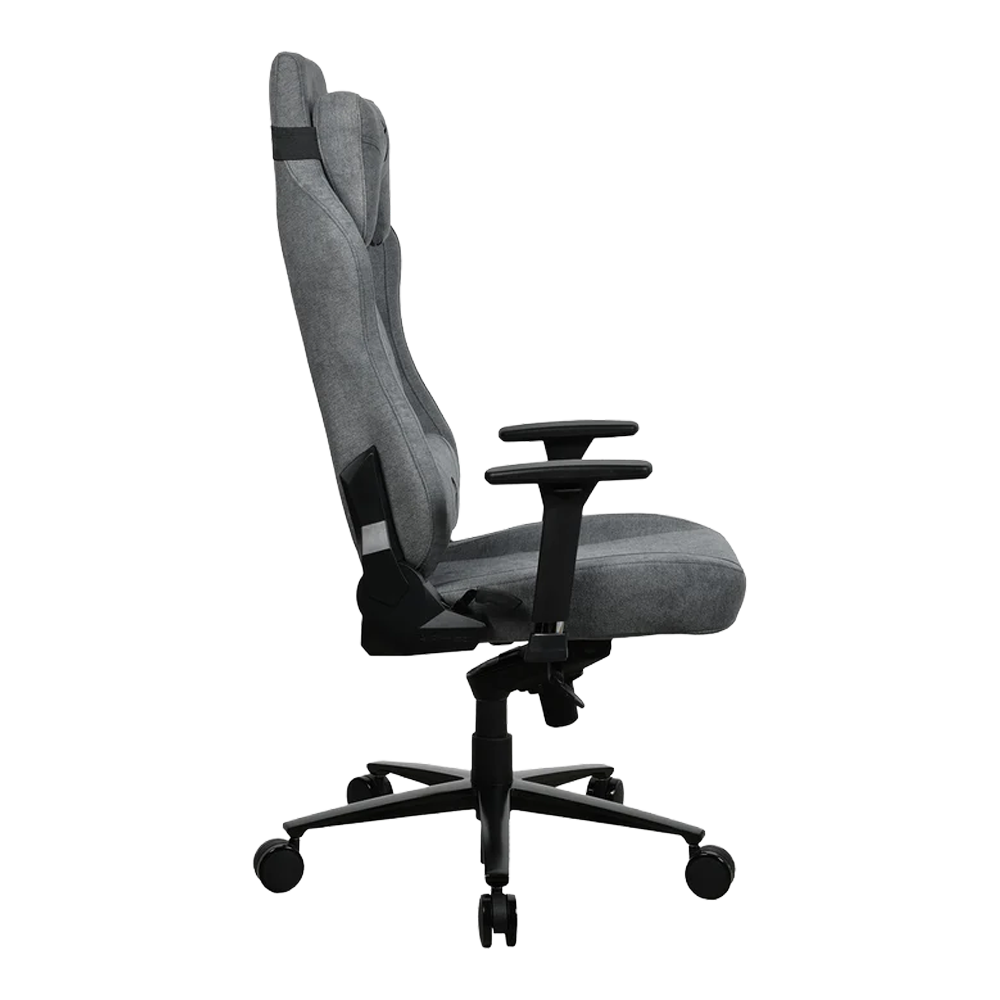 Arozzi Vernazza Soft Fabric Gaming Chair (Ash Gray) - Image 3