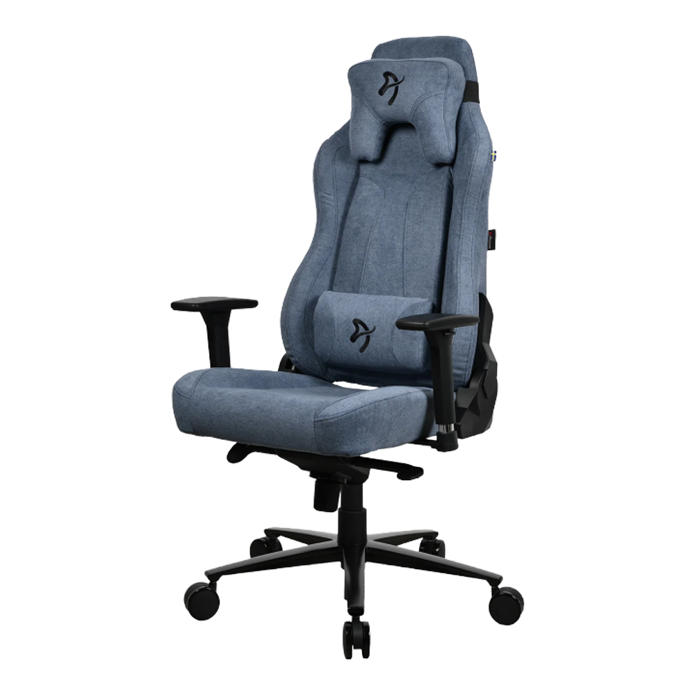 Arozzi Vernazza Soft Fabric Gaming Chair (Blue)