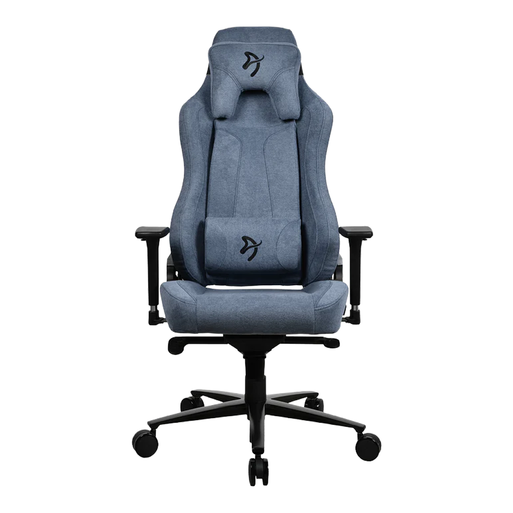 Arozzi Vernazza Soft Fabric Gaming Chair (Blue) - Image 4