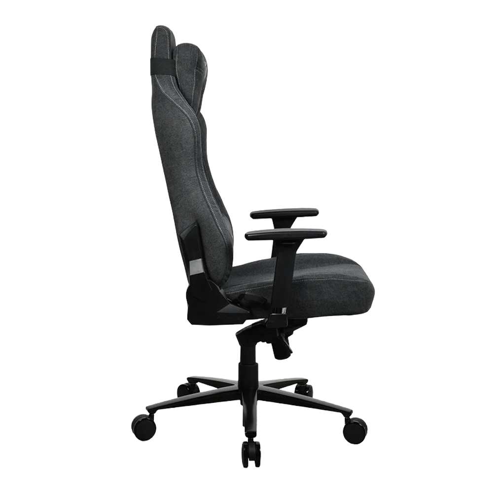 Arozzi Vernazza Soft Fabric Gaming Chair (Dark Gray) - Image 3