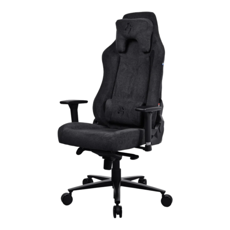 Arozzi Vernazza Soft Fabric Gaming Chair (Pure Black)