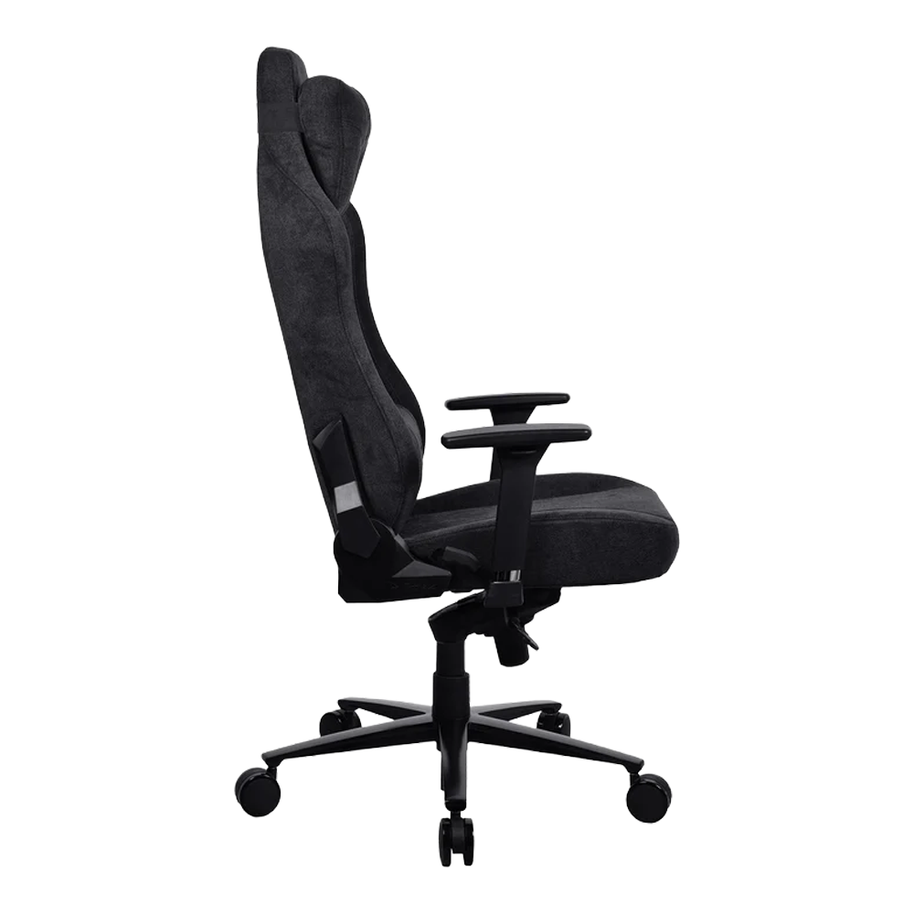 Arozzi Vernazza Soft Fabric Gaming Chair (Pure Black) - Image 3