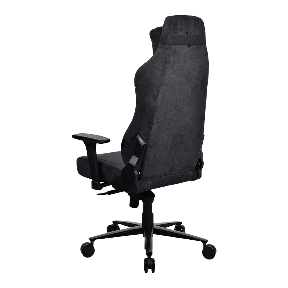 Arozzi Vernazza Soft Fabric Gaming Chair (Pure Black) - Image 2