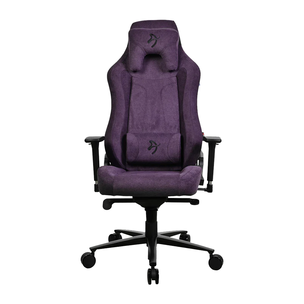 Arozzi Vernazza Soft Fabric Gaming Chair (Purple) - Image 2