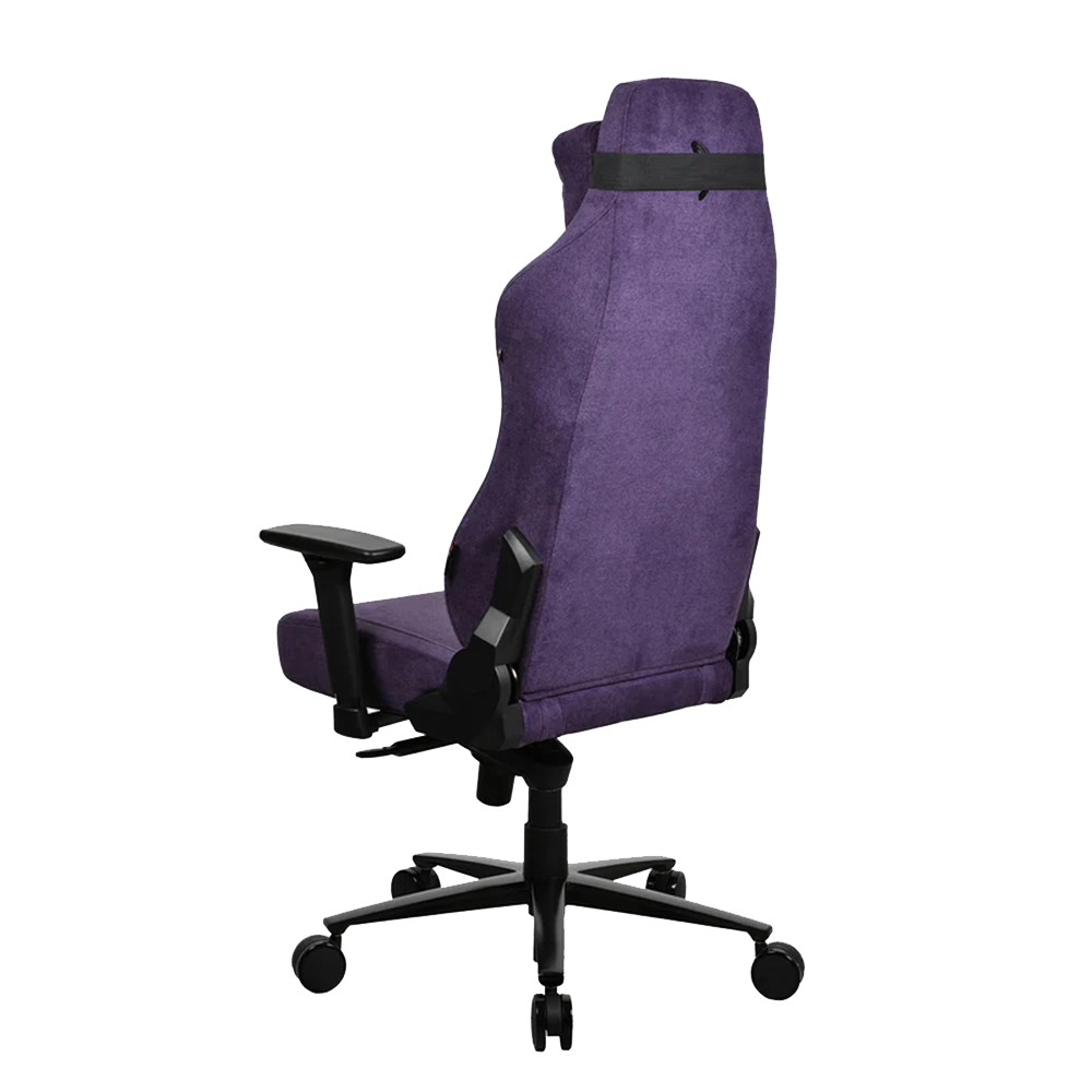 Arozzi Vernazza Soft Fabric Gaming Chair (Purple) - Image 3