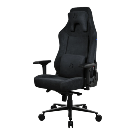 Arozzi Vernazza Super Soft Fabric Gaming Chair (Pure Black)